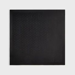 Bandana en soie jacquard monogramme Giorgio Armani & Kith