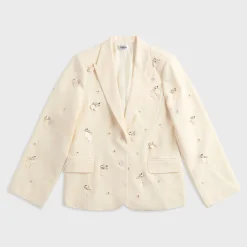 Blazer oversize orné