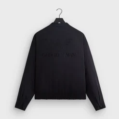 Blouson aviateur sans col Giorgio Armani & Kith
