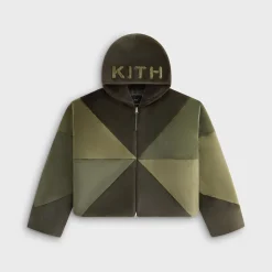 Blouson bomber Kith Toshi III en fausse fourrure à motif hélice