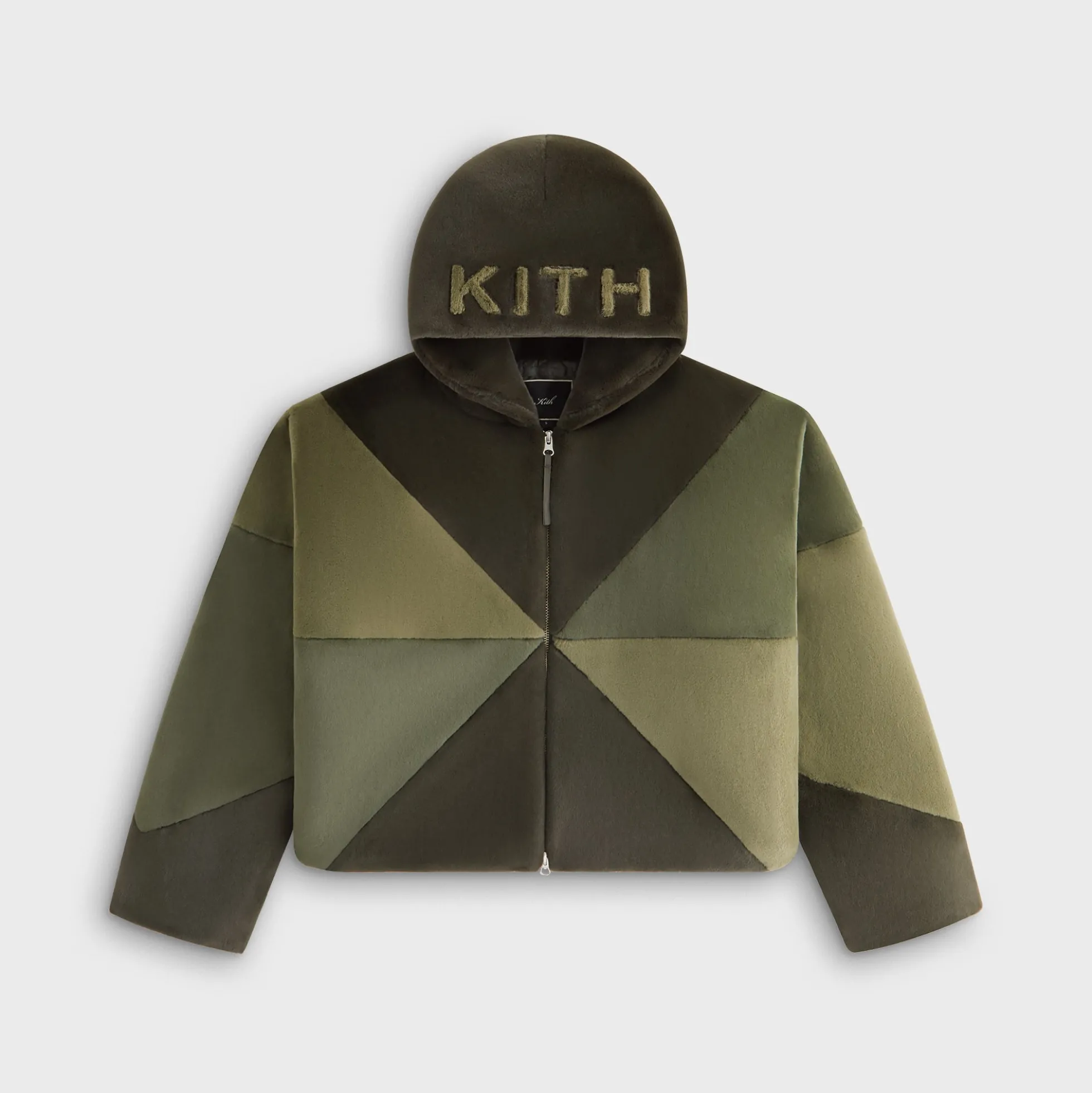 Blouson bomber Kith Toshi III en fausse fourrure à motif hélice