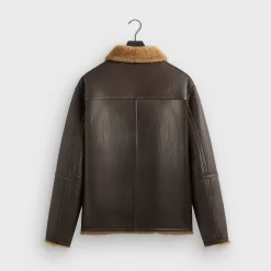 Blouson bomber réversible en peau de mouton retournée Kith