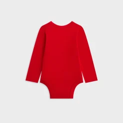 Body à manches longues Kith Baby avec logo pomme