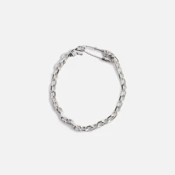 Bracelet épingle à nourrice avec blason