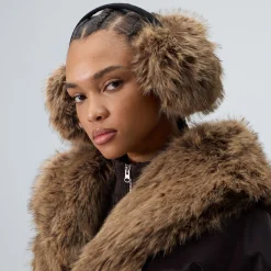 Cache-oreilles en fausse fourrure Kith pour femme