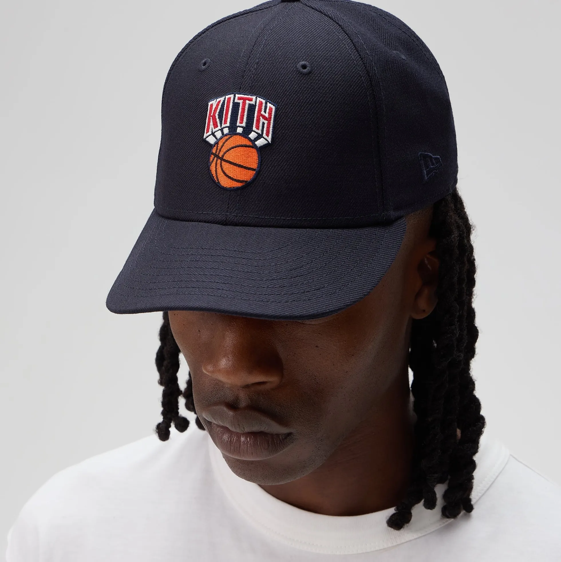 Casquette ajustée Kith & New Era 59FIFTY à profil bas pour les New York Knicks