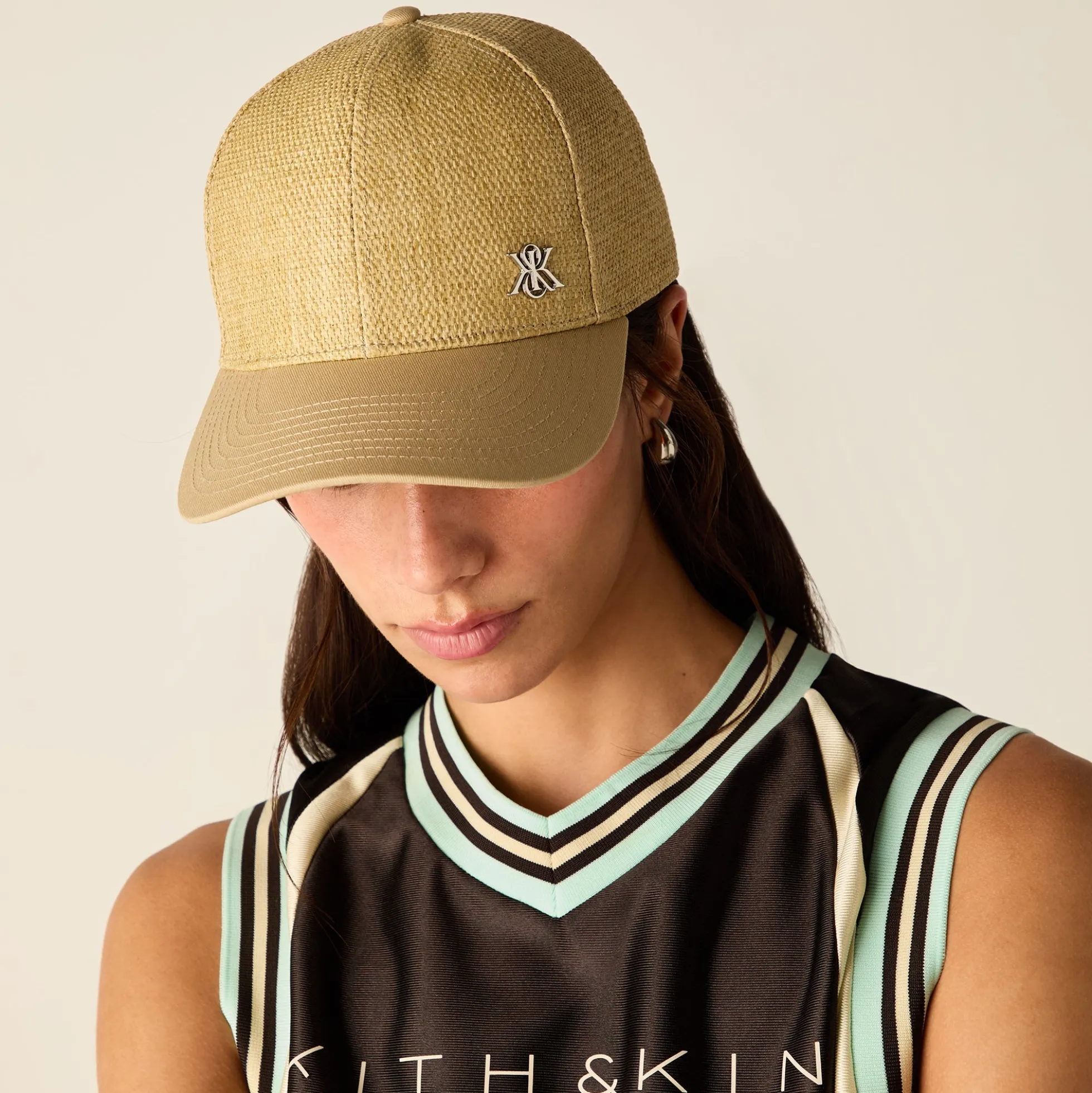 Casquette en raphia Kith pour femme