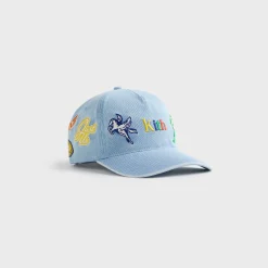 Casquette Kith Kids NY to the World en denim à couronne pincée
