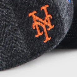 Casquette Kith & '47 pour les Mets de New York, en laine patchwork, manches longues