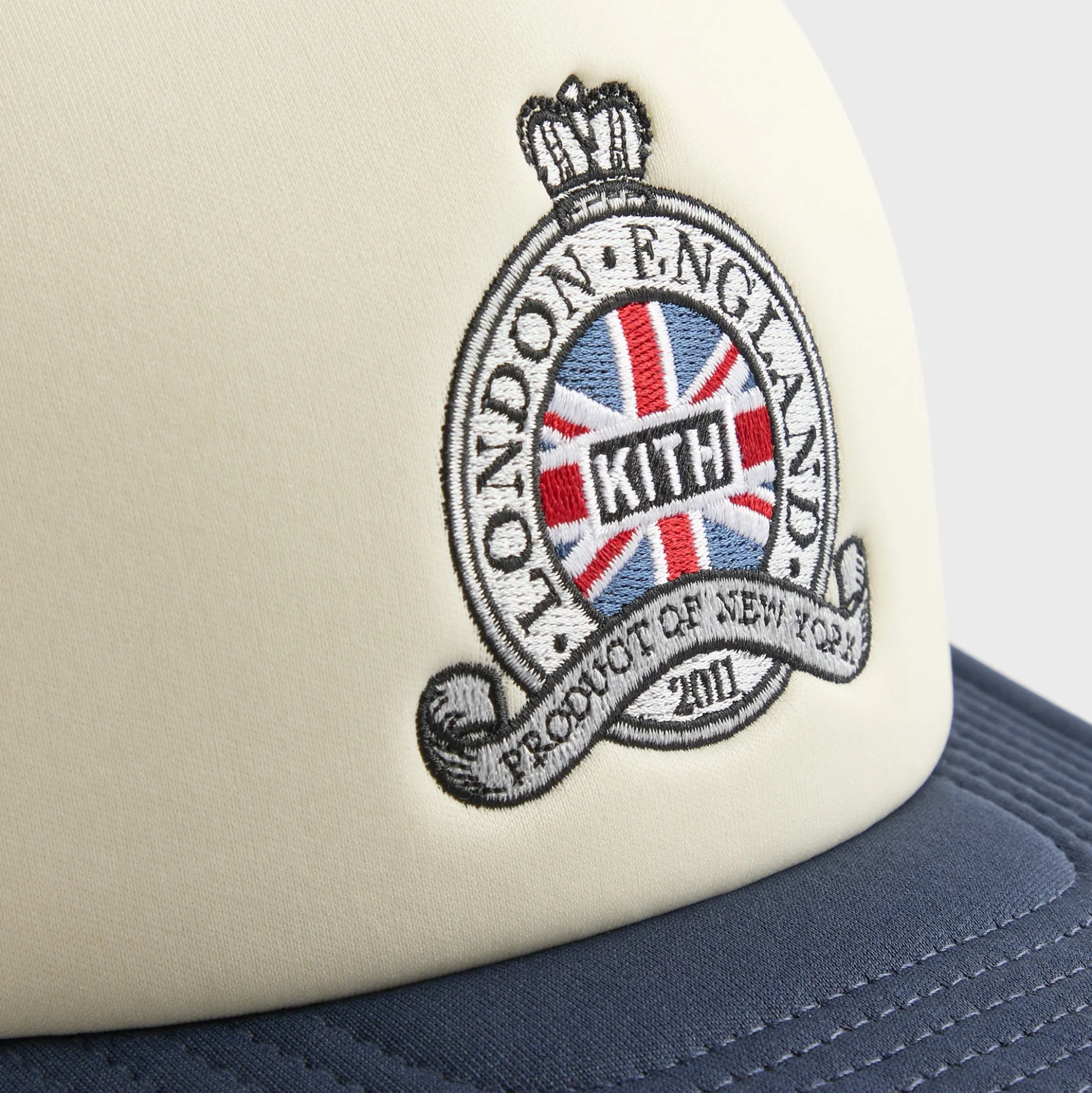 Casquette trucker Kith London Nolan bicolore en mousse polyuréthane