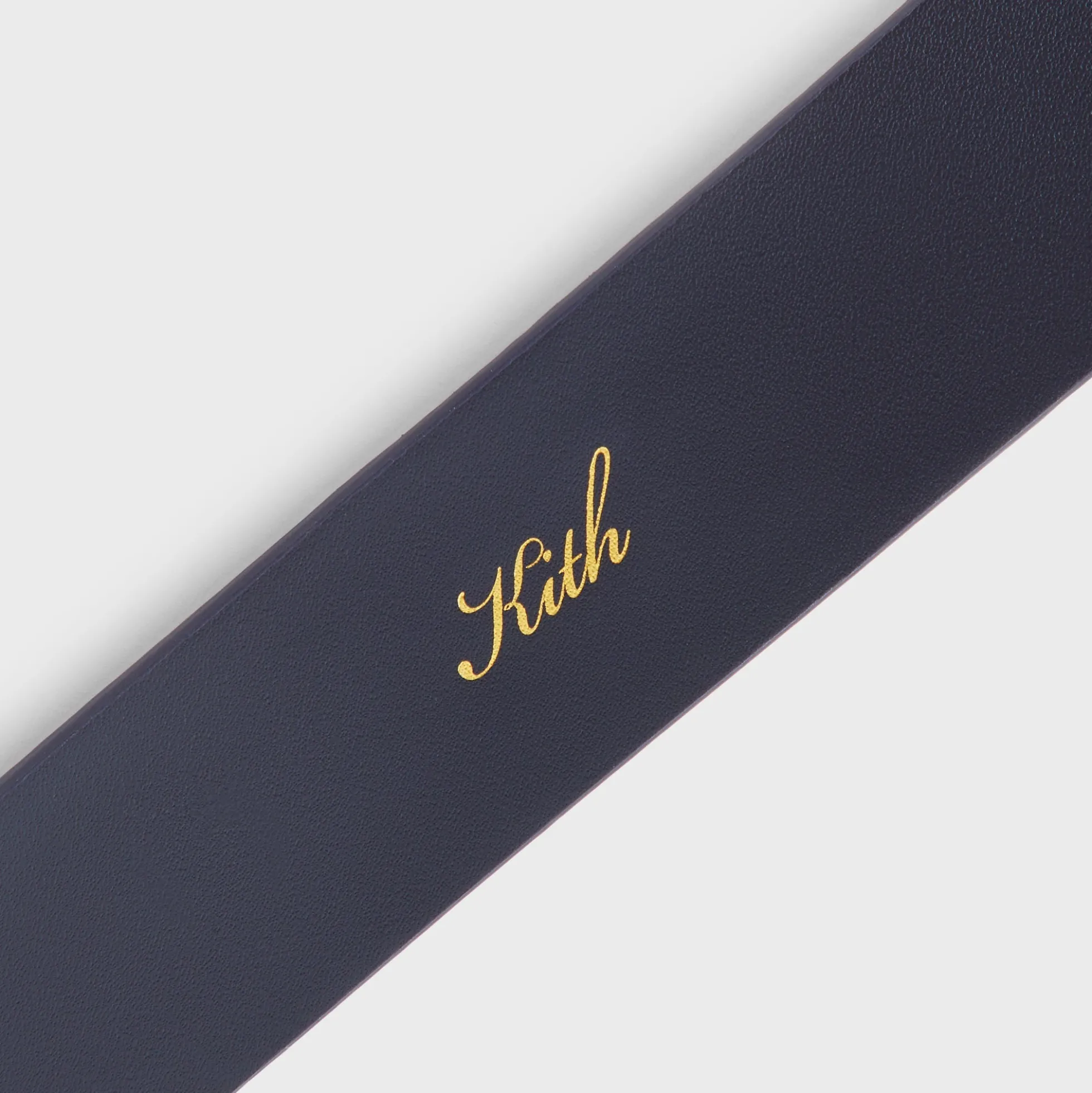 Ceinture en cuir suédé monogramme Kith