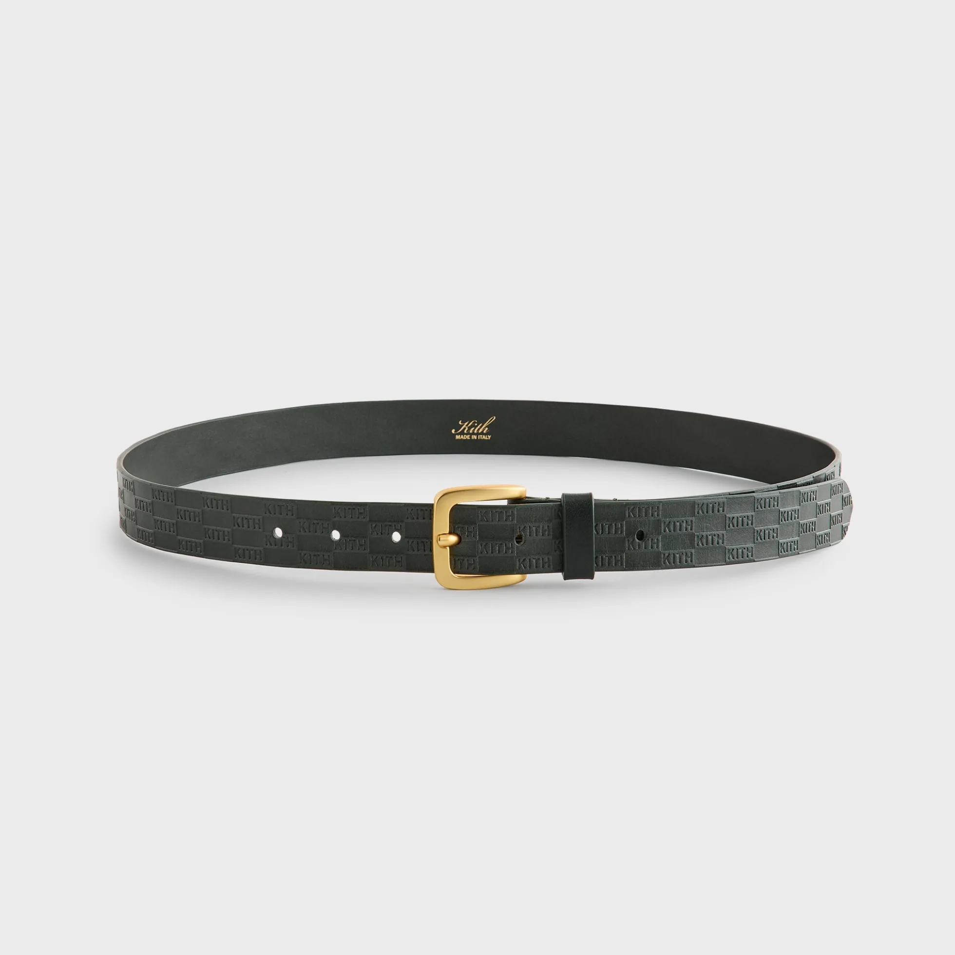 Ceinture Kith Monogram en cuir Vachetta