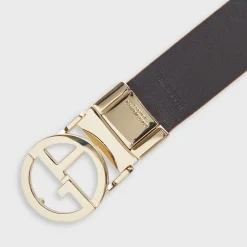 Ceinture réversible en daim Giorgio Armani & Kith