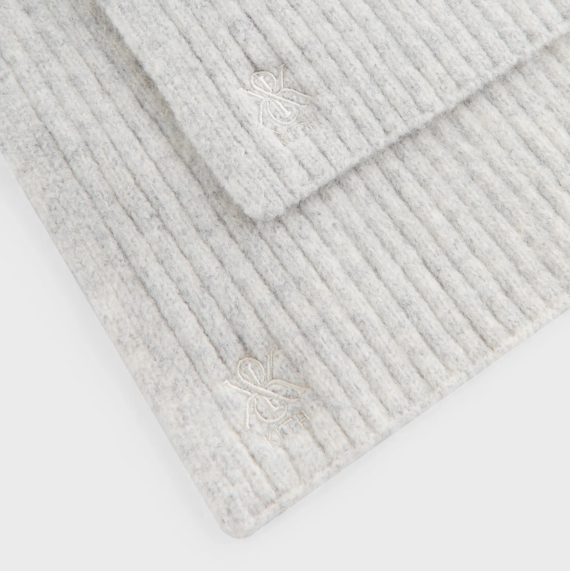 Écharpe Kith en maille côtelée