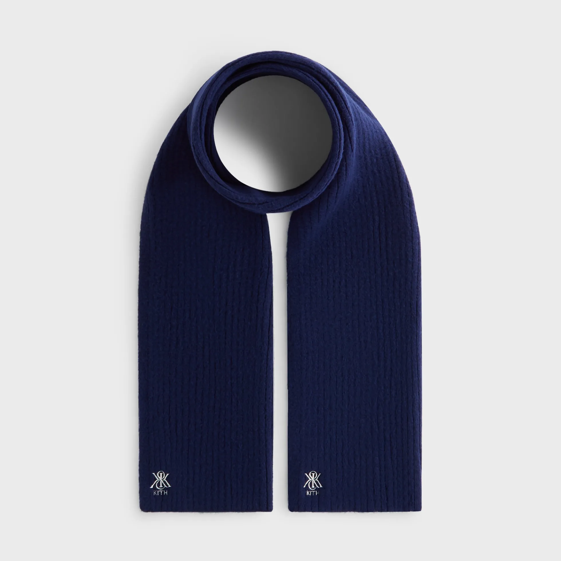 Écharpe Kith en maille côtelée