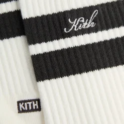Chaussettes mi-mollet Kith à double rayure