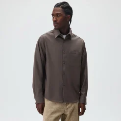 Chemise boutonnée en flanelle Kith Tomas