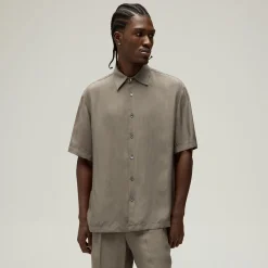Chemise boutonnée soyeuse à manches courtes Giorgio Armani & Kith