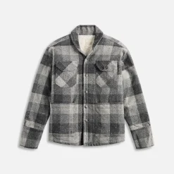 Chemise Boxy doublée en laine sherpa de