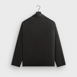Chemise croisée à manches longues et monogramme Thompson de Giorgio Armani & Kith