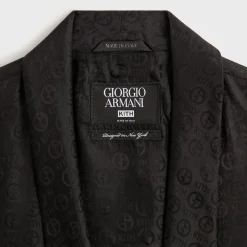 Chemise croisée à manches longues et monogramme Thompson de Giorgio Armani & Kith
