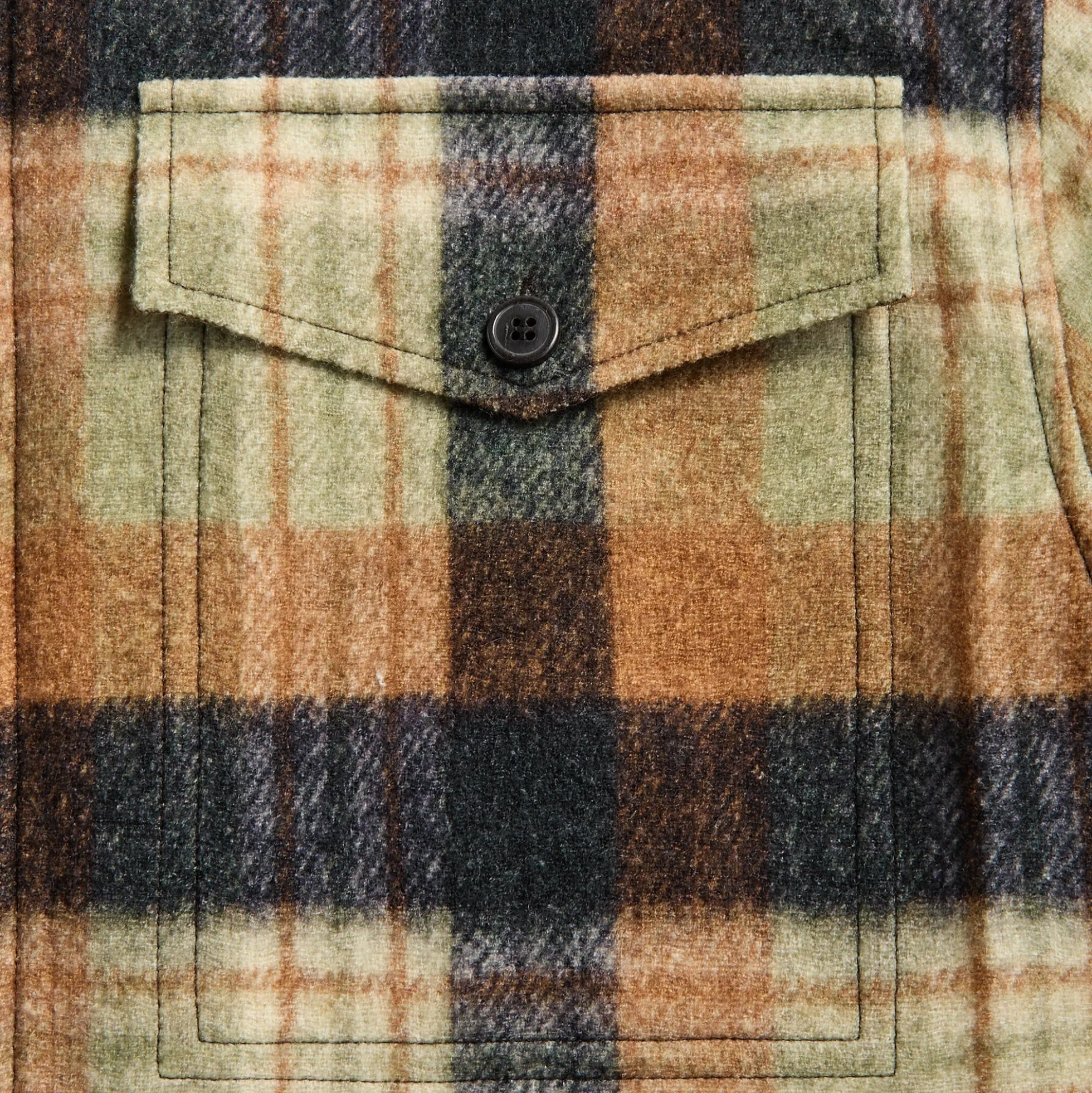 Chemise En Laine Imprimée à Carreaux