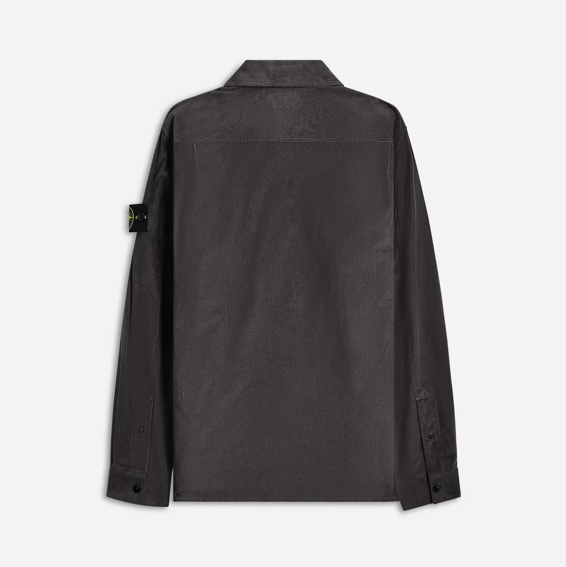 Chemise en micro-velours côtelé de coton