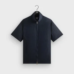 Chemise zippée Colton en maille ajourée Giorgio Armani & Kith