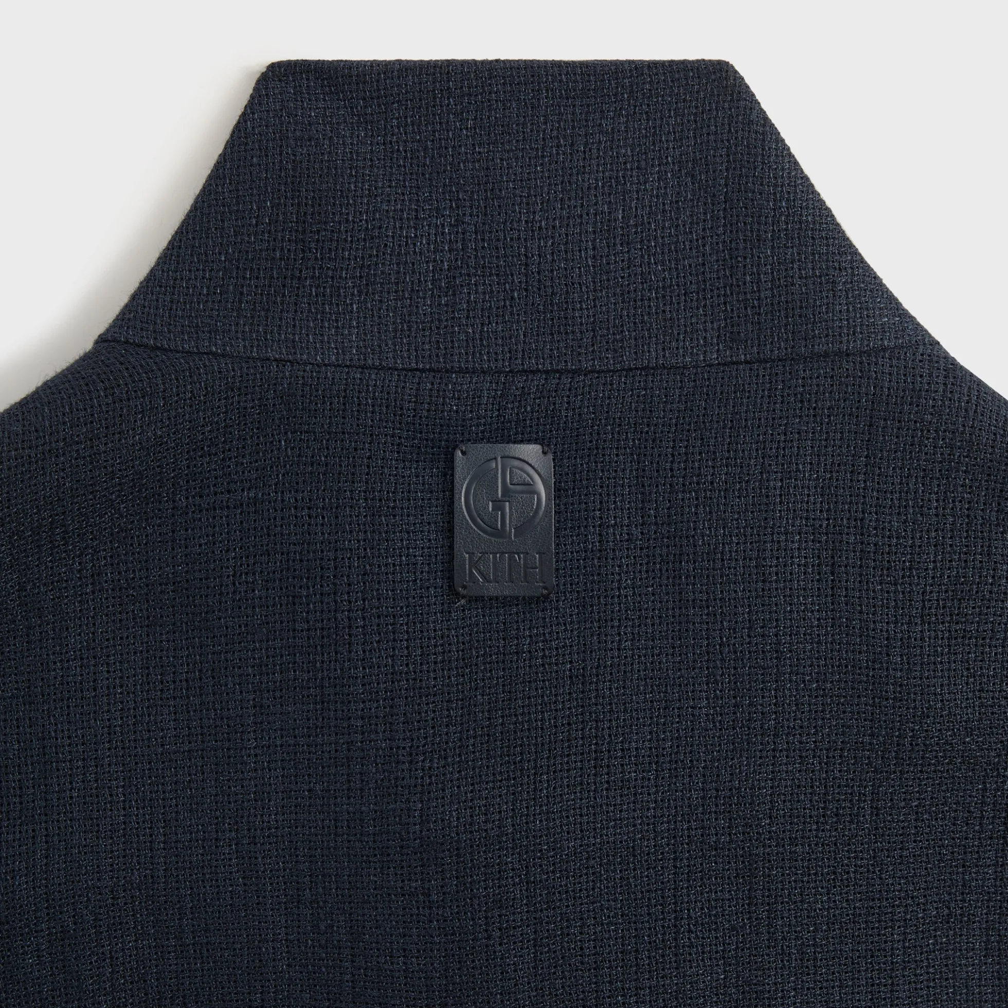 Chemise zippée Colton en maille ajourée Giorgio Armani & Kith