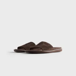 Claquettes en daim Giorgio Armani & Kith