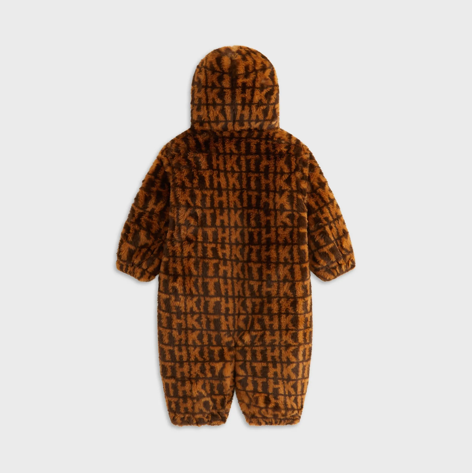 Combinaison bébé Kith en fausse fourrure monogrammée Teddy