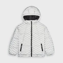 Doudoune mi-longue réfléchissante Kith pour enfants