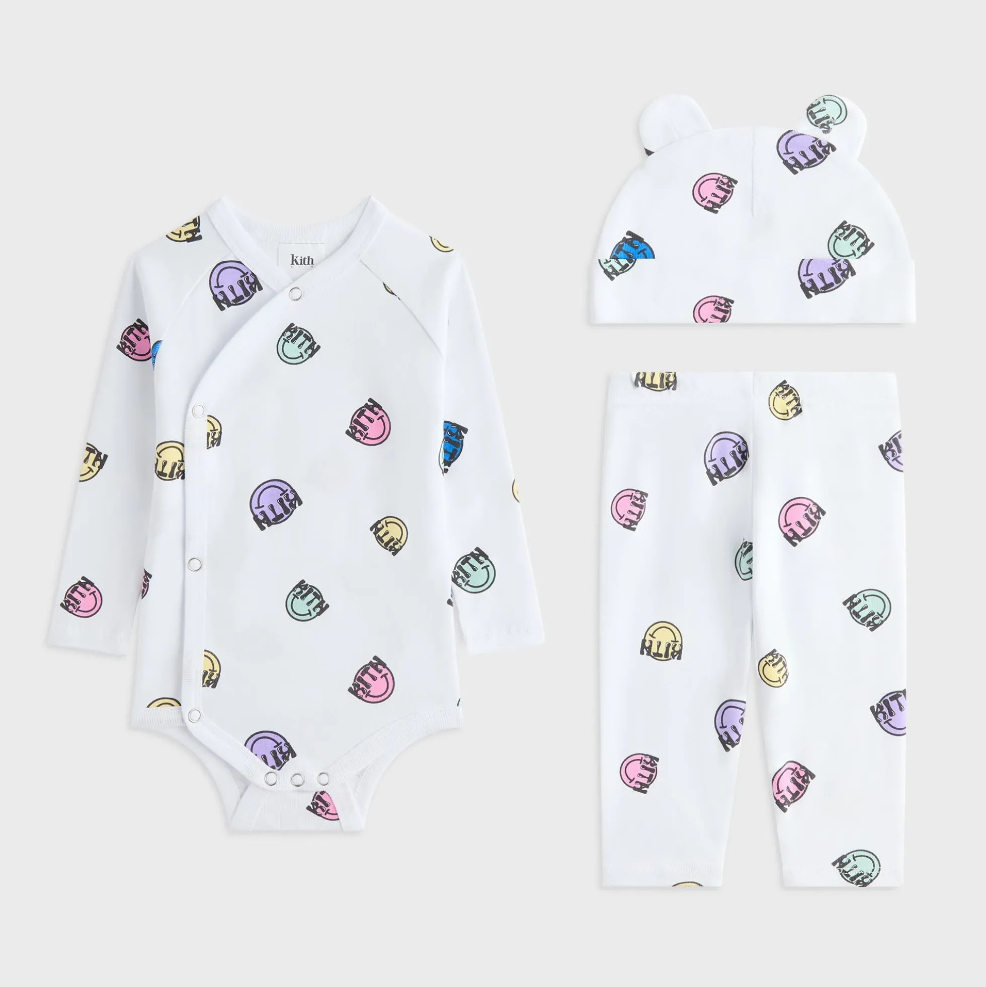 Ensemble body côtelé imprimé Kith Baby