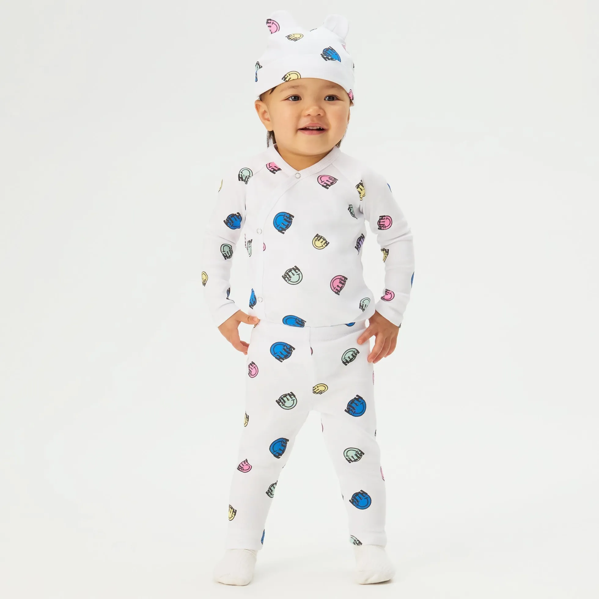 Ensemble body côtelé imprimé Kith Baby