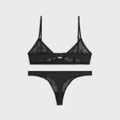 Ensemble brassière brodée Kith pour femme