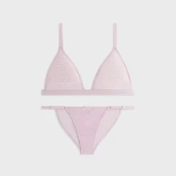 Ensemble brassière triangle en maille Kith pour femme