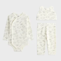 Ensemble de body côtelé imprimé Kith Baby