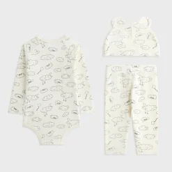 Ensemble de body côtelé imprimé Kith Baby