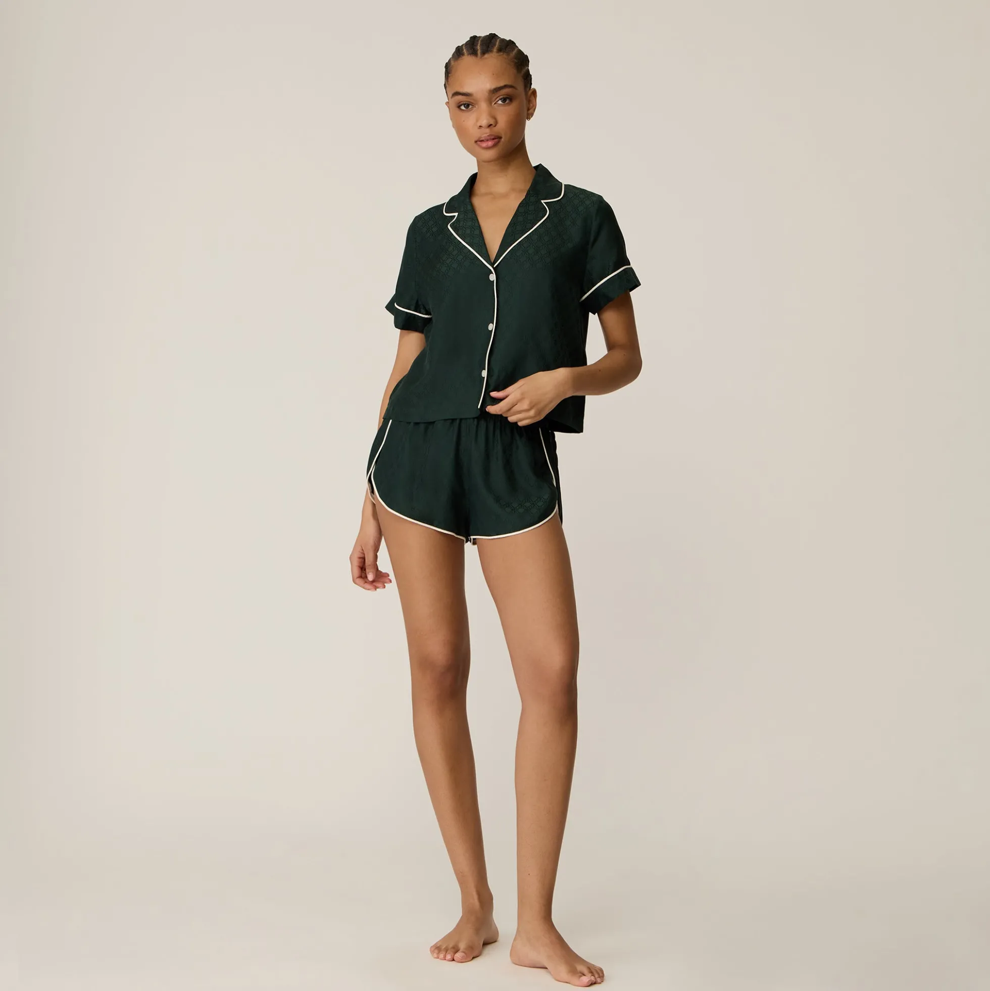 Ensemble de pyjama Kith pour femme avec monogramme et écusson