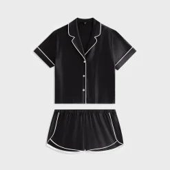 Ensemble pyjama Kith pour femme avec monogramme et écusson
