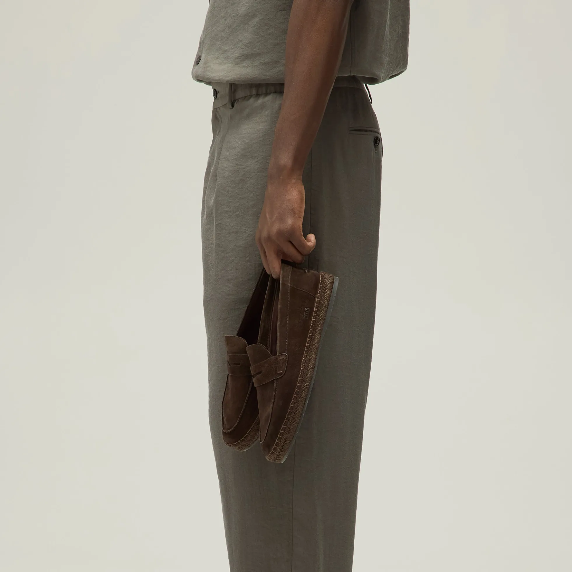 Espadrilles en daim Giorgio Armani & Kith