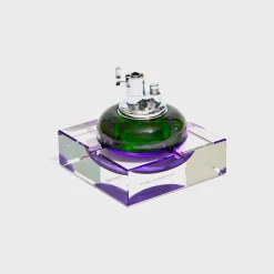 Glass Tabletop And Ashtray Set