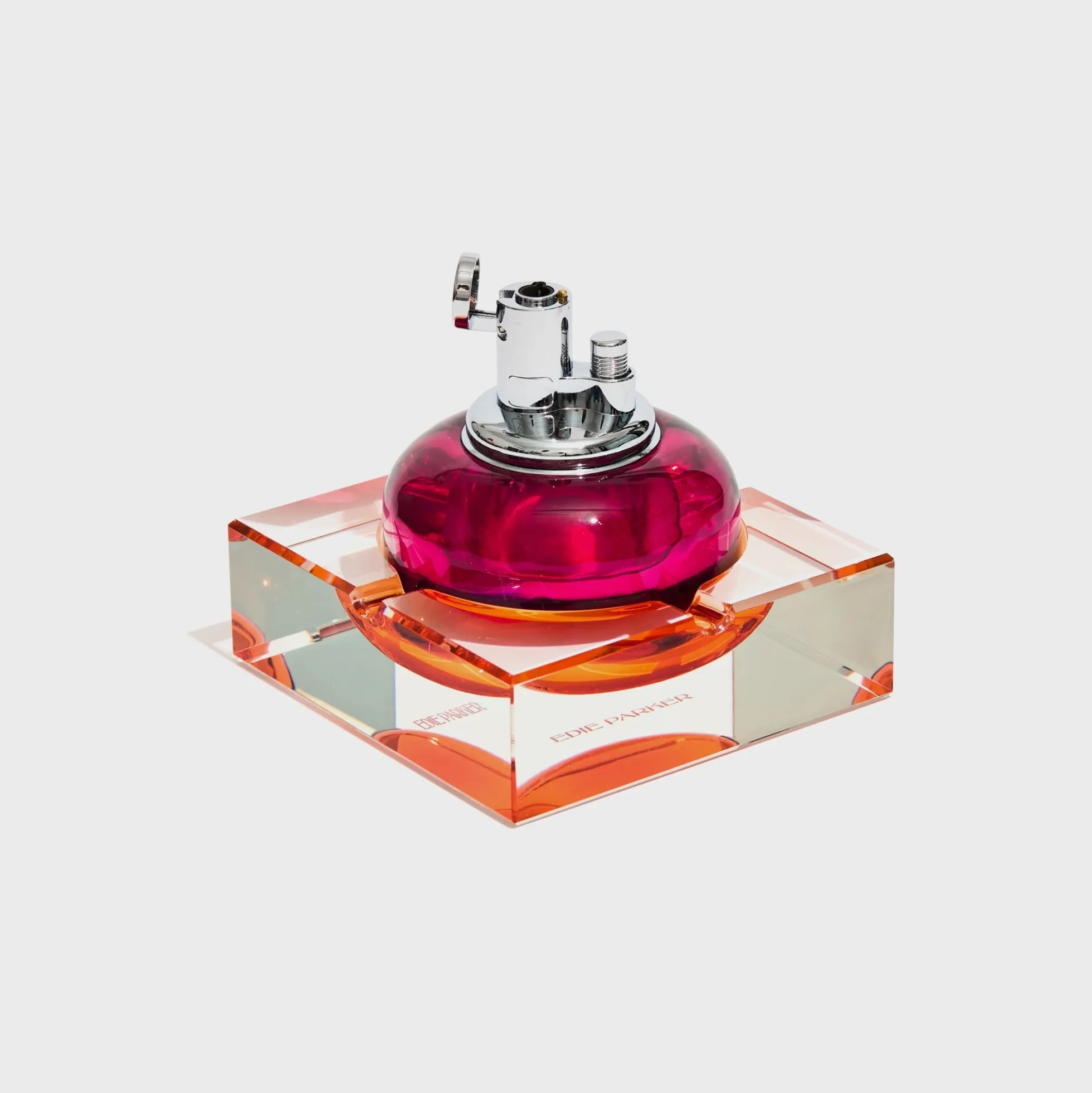 Glass Tabletop And Ashtray Set