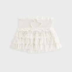 Jupe mini à volants en résille Mariko de Lisa for Kith pour femme