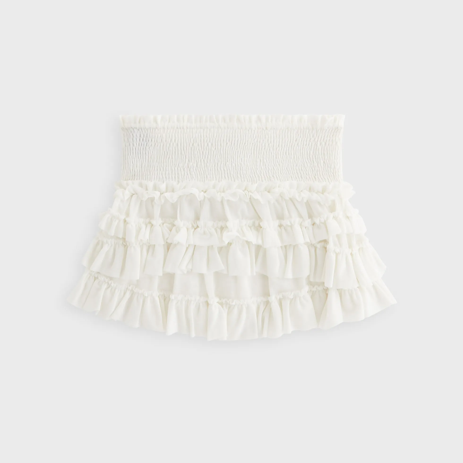 Jupe mini à volants en résille Mariko de Lisa for Kith pour femme