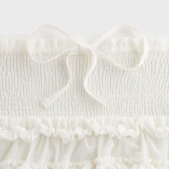 Jupe mini à volants en résille Mariko de Lisa for Kith pour femme