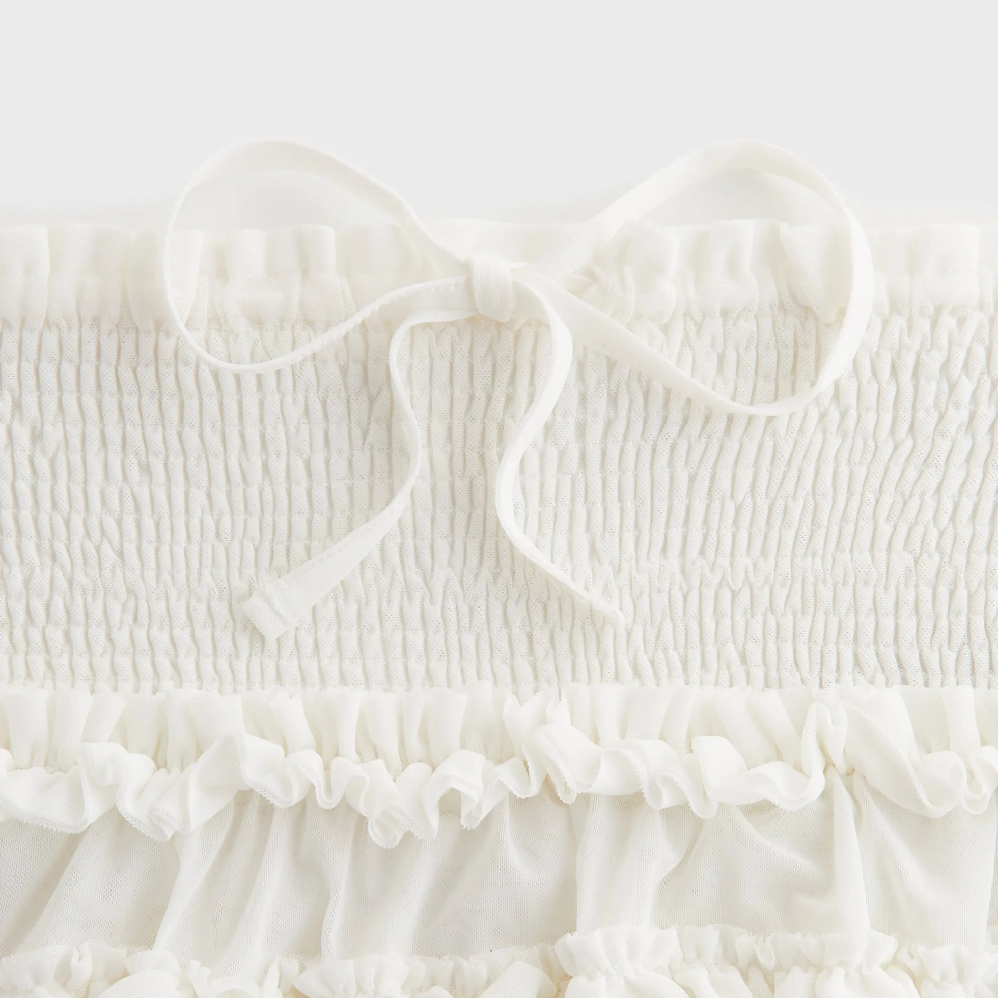 Jupe mini à volants en résille Mariko de Lisa for Kith pour femme