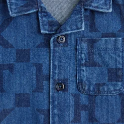 Kith Baby Monogram Denim Belmont Shortall