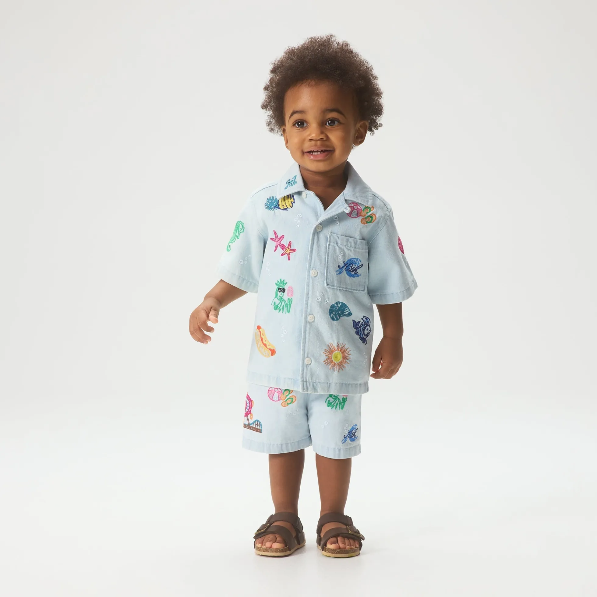 Kith Baby Novelty Thompson Camp Short