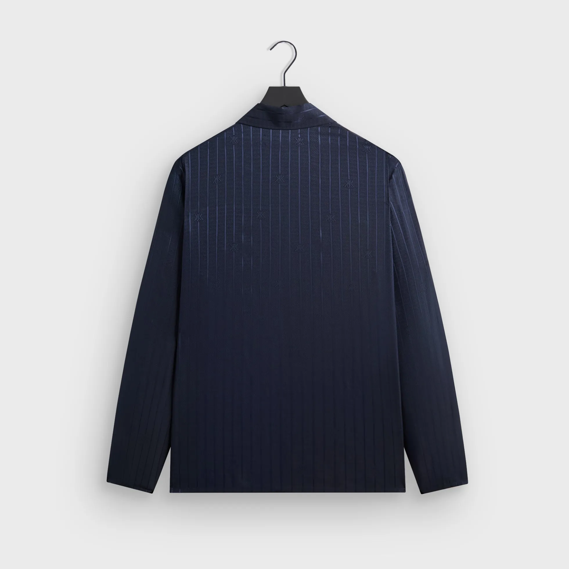 Kith Crest Logo Long Sleeve Boxy Collared Overshirt